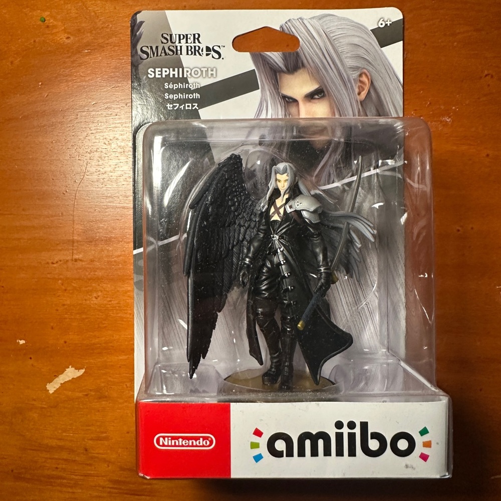 Sephiroth Amiibo Super Smash Brothers Nintendo